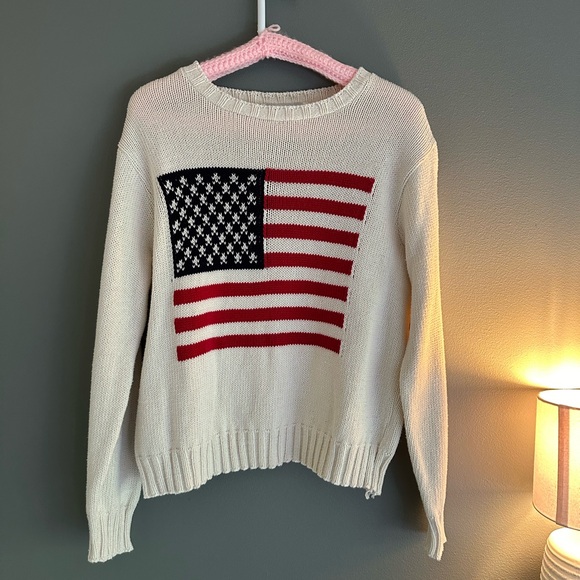 Vintage US Flag Sweater - Picture 2 of 6